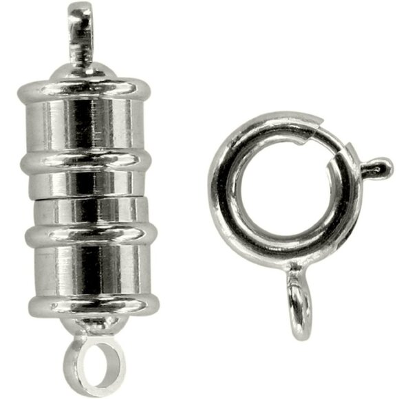 Strong Magnetic Clasps (43) Jewelry Necklace DIY Converter Extender Closures - Picture 12 of 16